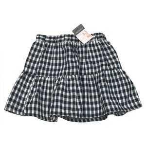 Primark‎ Toddler Girls Gingham Checked Skirt Navy & White, Size 2-3 Years